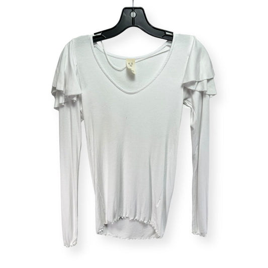 White Top Long Sleeve We The Free, Size S