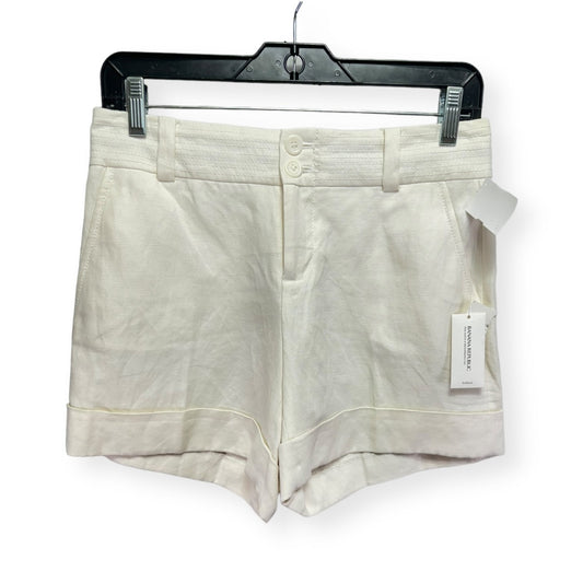 Linen Silk Cream Shorts Banana Republic, Size 2