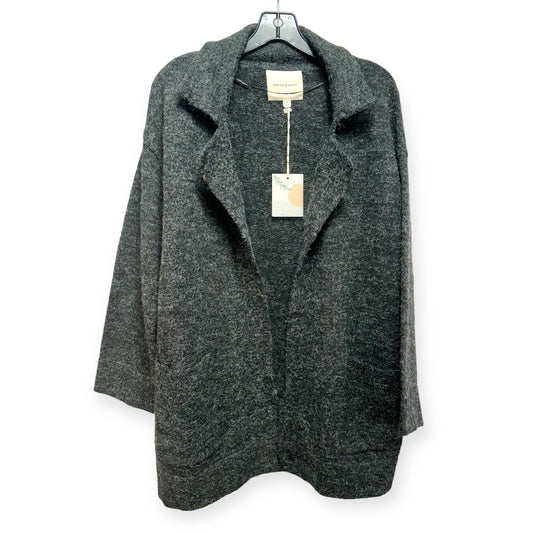 Sweater Cardigan By Thread And Supply In Grey, Size: S