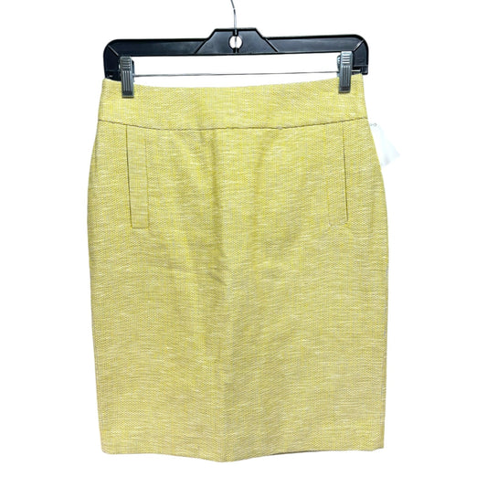 Skirt Mini & Short By Banana Republic In Yellow, Size: 2petite