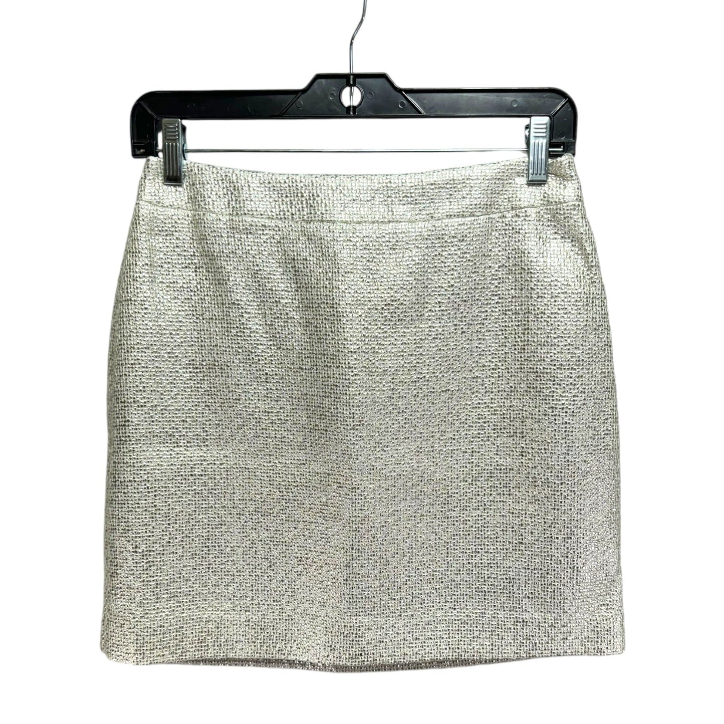 Metallic Skirt Mini & Short By Banana Republic In Gold, Size: 2