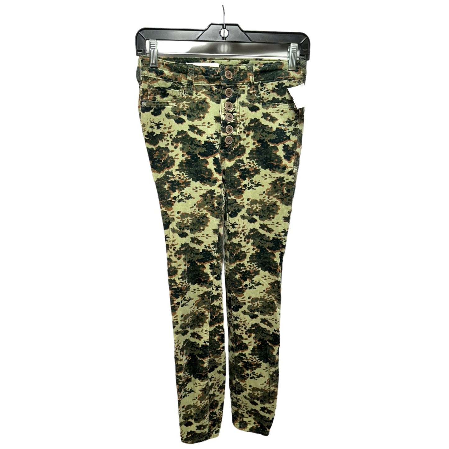 Pants Corduroy By Pilcro In Camouflage Print, Size: 0