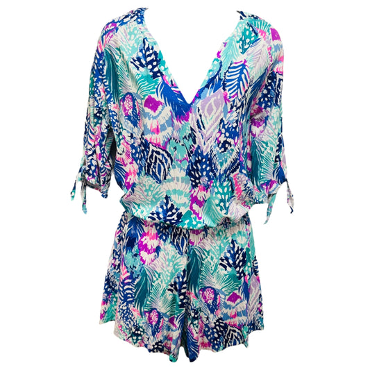 Bryce Romper By Lilly Pulitzer In Multi Quill Out, Size: Xs