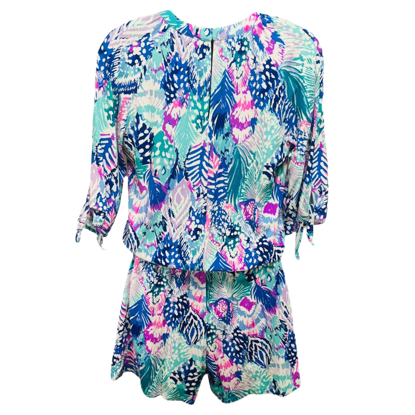 Bryce Romper By Lilly Pulitzer In Multi Quill Out, Size: Xs