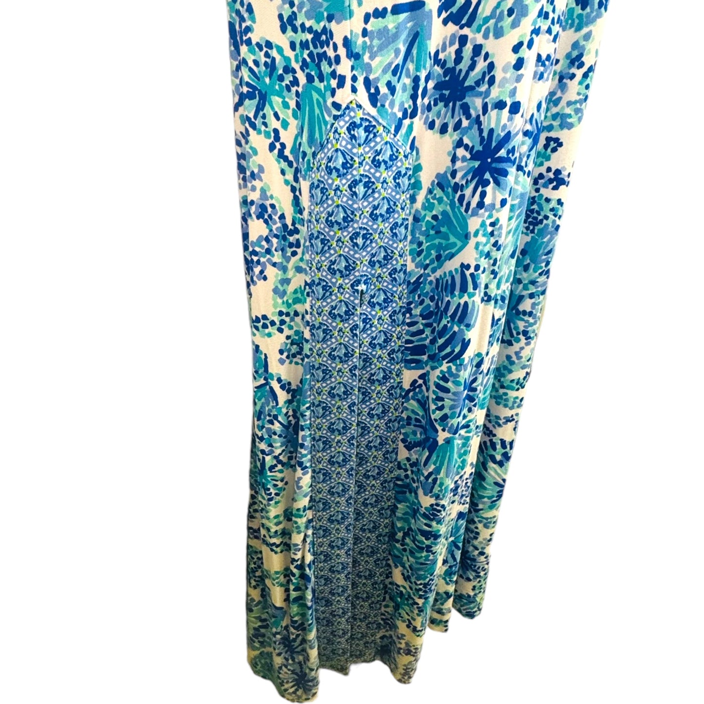 Adea Maxi Skirt By Lilly Pulitzer In Turquoise Oasis Shell Me You Love Me, Size: XS