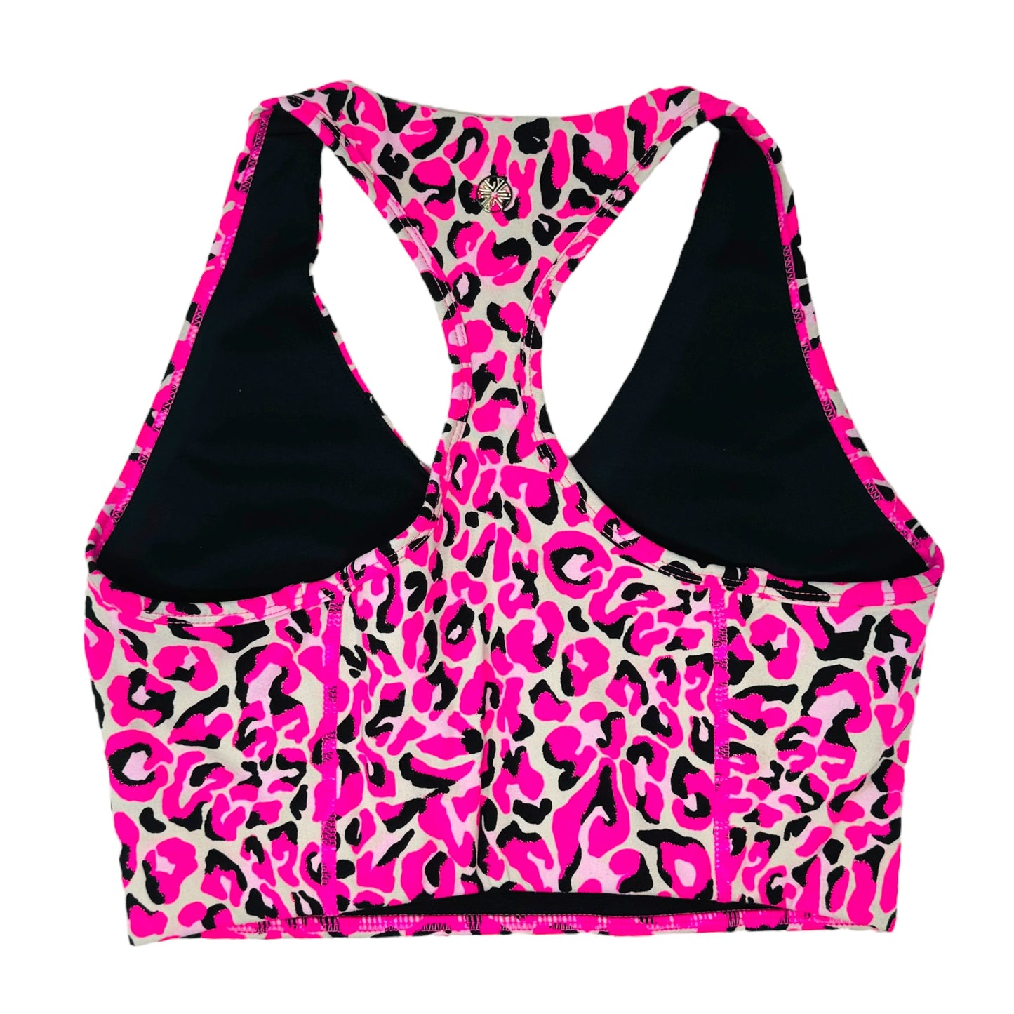 Lindsay Sports Bra By Lilly Pulitzer In Pink Topaz My Favorite Spot, Size: Xs