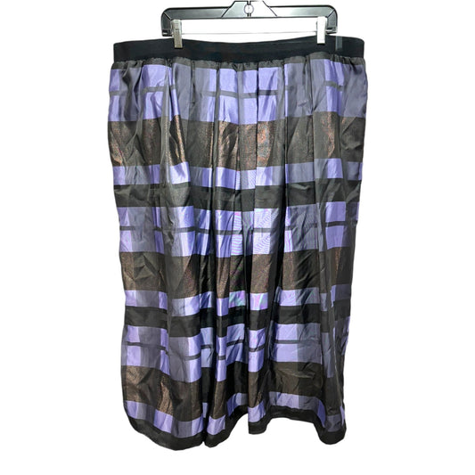 Skirt Midi By Joan Rivers In Plaid Pattern, Size: 2x