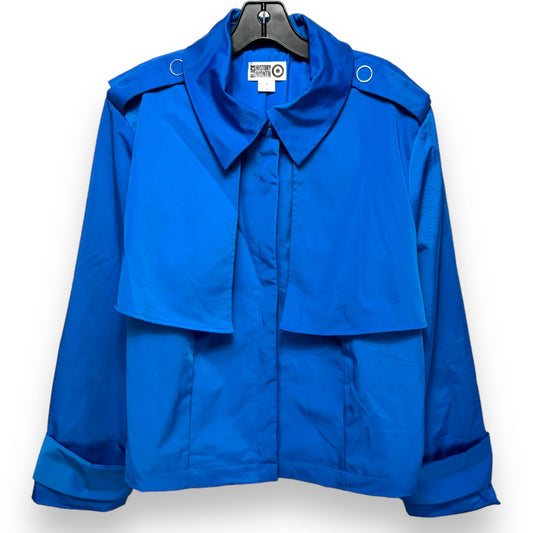 Jacket Moto By Target In Blue, Size: 2x