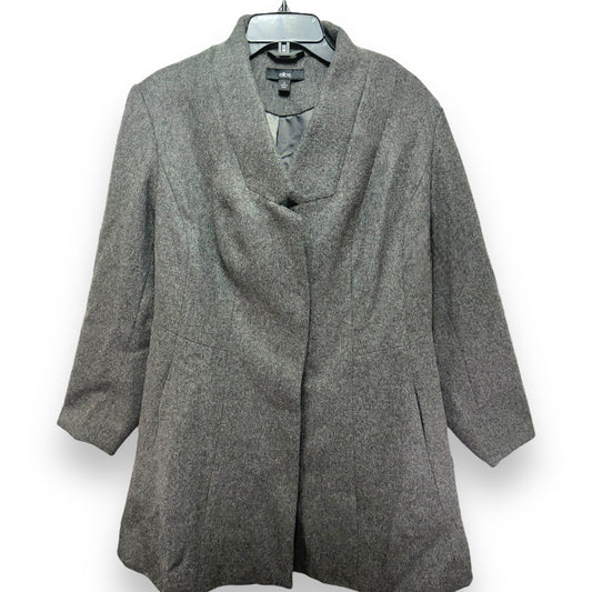 Coat Other By Ellos In Grey, Size: 18