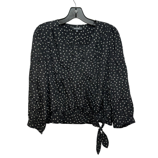 Top Long Sleeve By Madewell In Black, Size: Xl