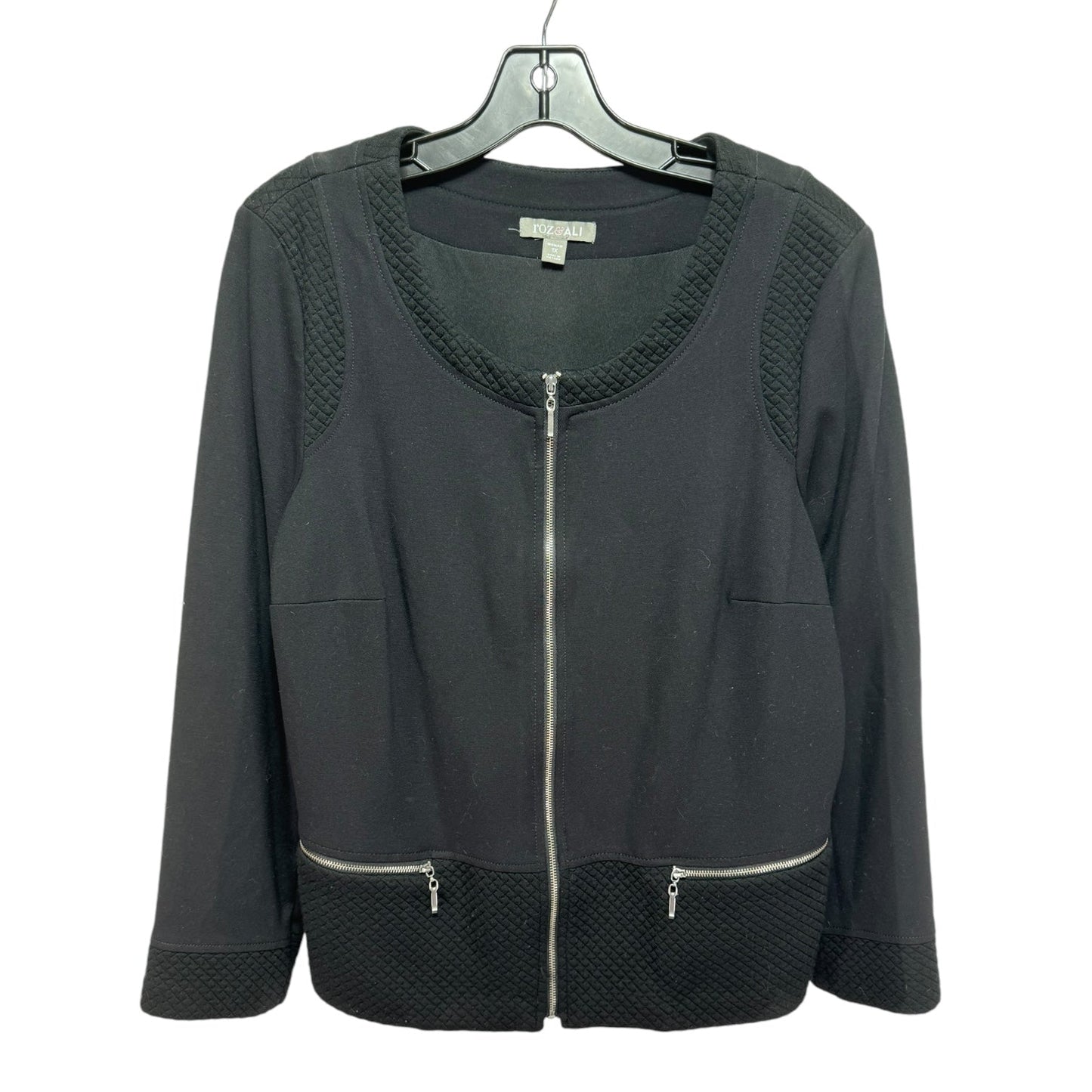 Jacket Other By Roz And Ali In Black, Size: 1x