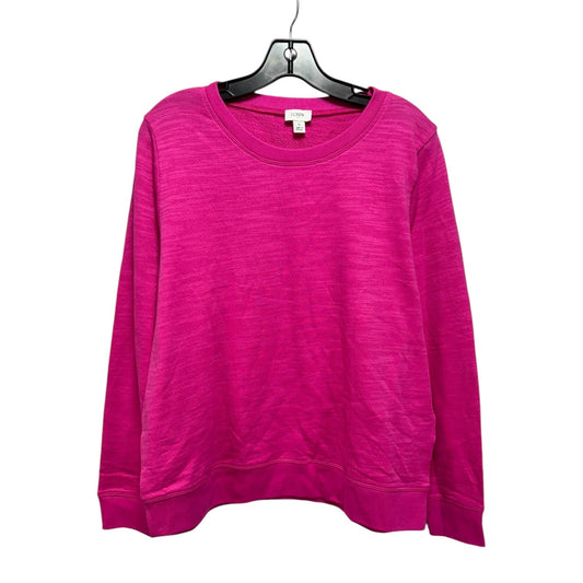 Sweatshirt Crewneck By J. Crew In Pink, Size: L