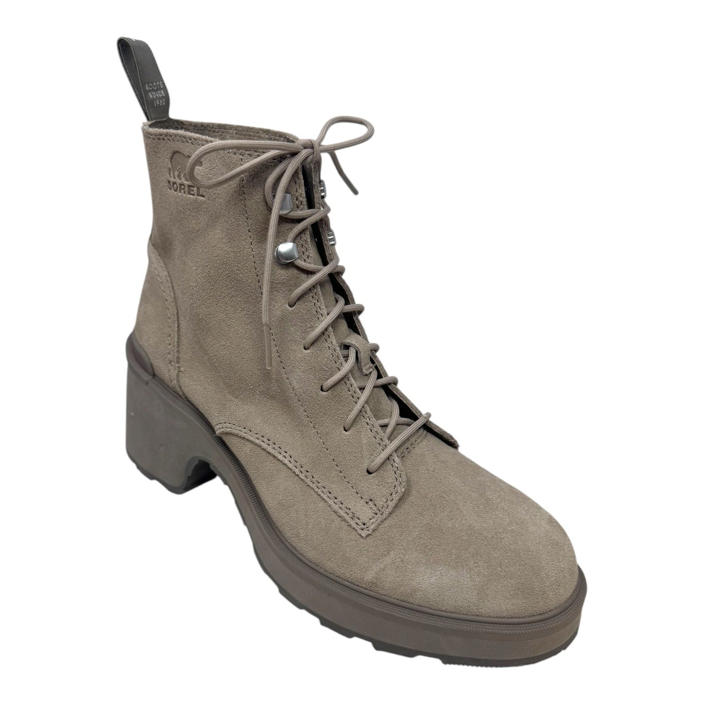 Hi-Line Boots Ankle Heels By Sorel In Taupe, Size: 9.5