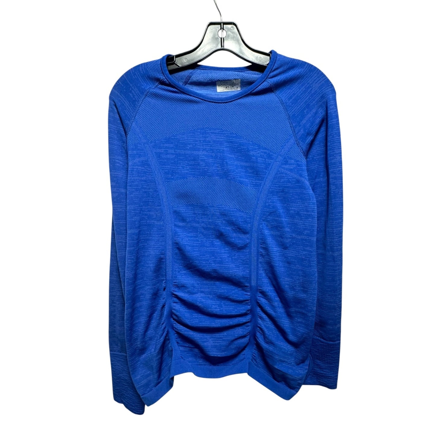 Athletic Top Long Sleeve Collar By Athleta In Blue, Size: S