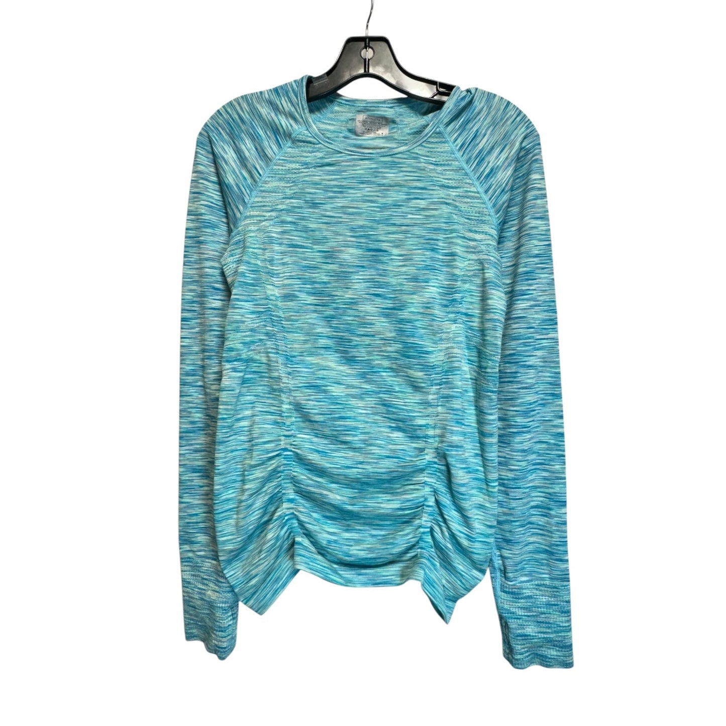 Athletic Top Long Sleeve Collar By Athleta In Blue, Size: S