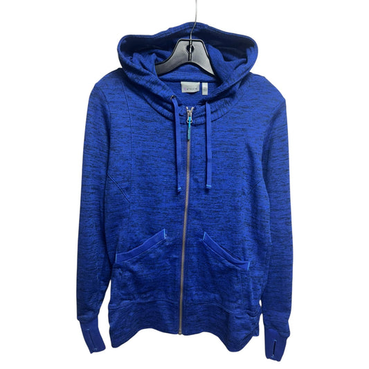 Hooded Athletic Jacket By Athleta In Blue, Size: Xs