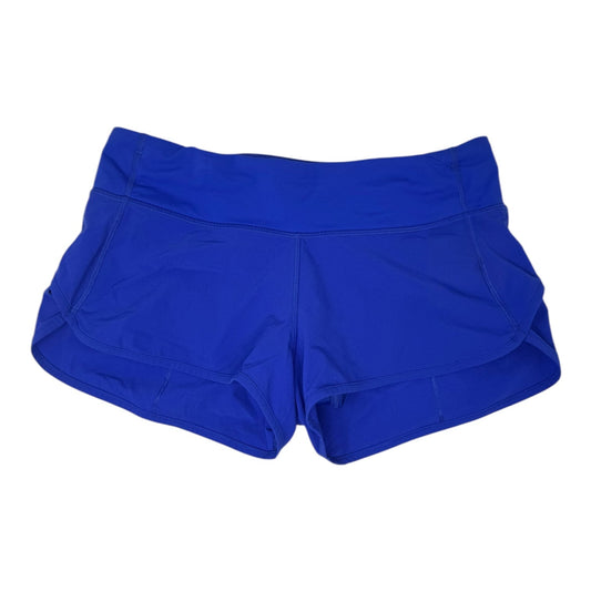 Athletic Shorts By Lululemon In Blue, Size: 6