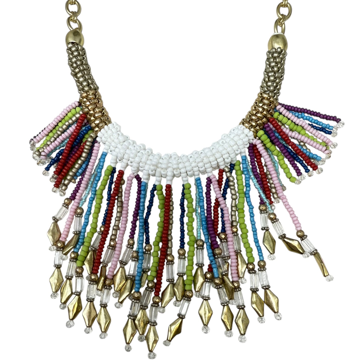 Skylar Seed Bead Bib Necklace By Chico’s