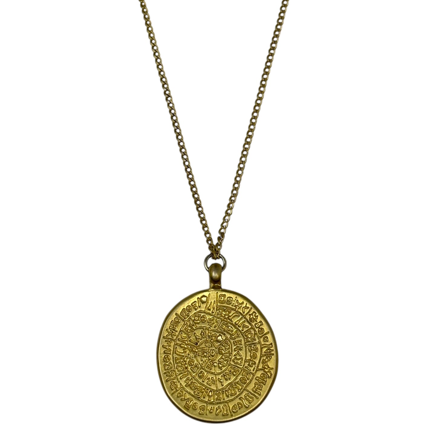 Phaistos Disc Necklace By Unbranded