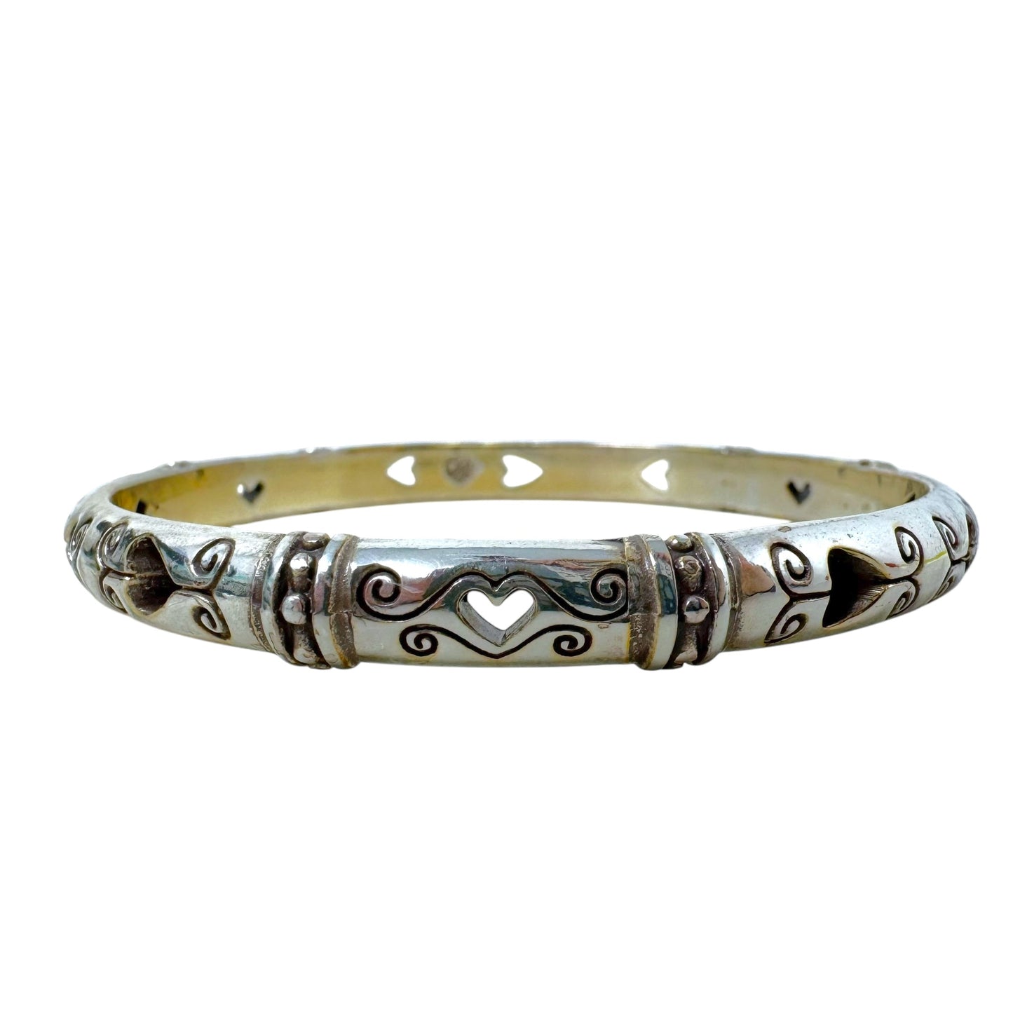 Shot Through The Heart Bangle Bracelet By Brighton