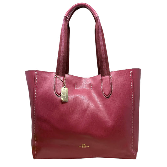 Tote Designer By Coach, Size: Medium