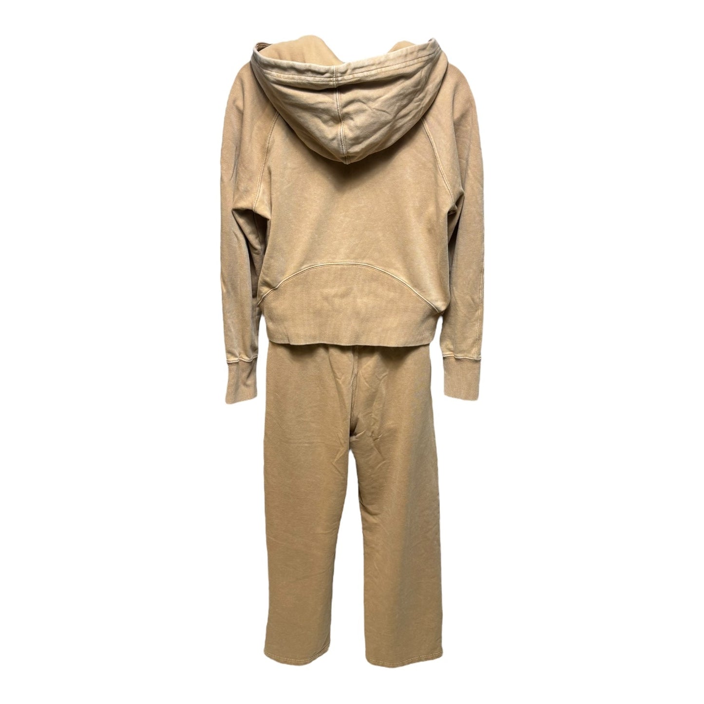 Hoodie & Sweatpants Set By Joy Lab In Gold, Size: XS