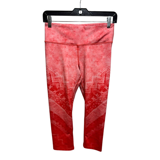 Athletic Capris By Alo In Red, Size: Xs