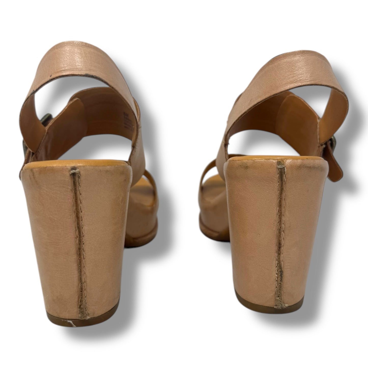 Shoes Heels Block By Kork Ease In Tan, Size: 6