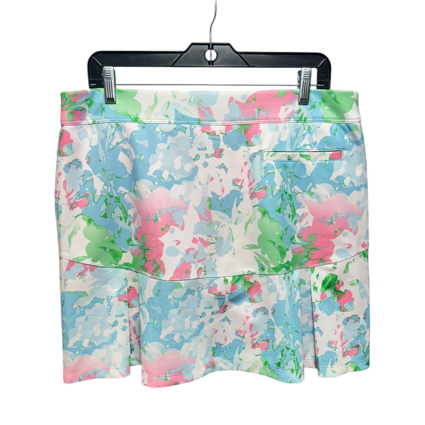 Athletic Skort By Adidas In Floral Print, Size: L