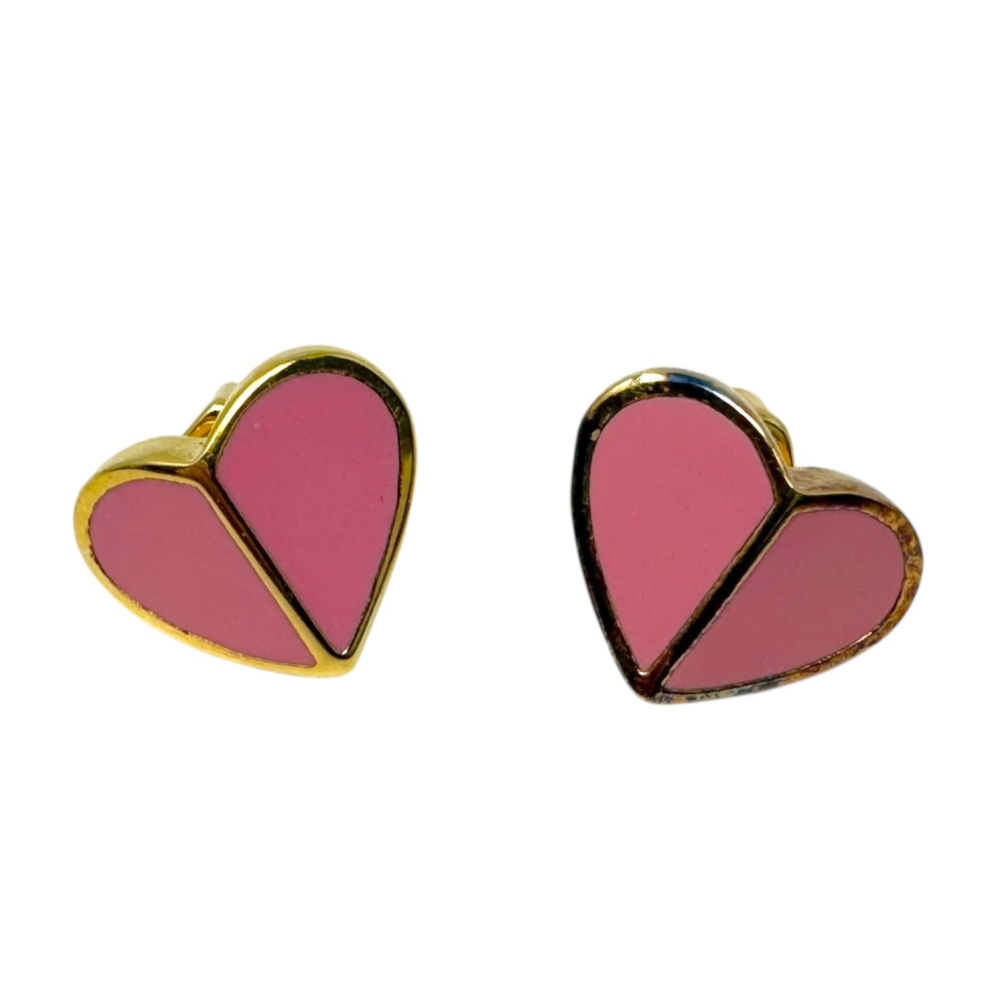 Heritage Spade Heart Statement Studs Designer By Kate Spade