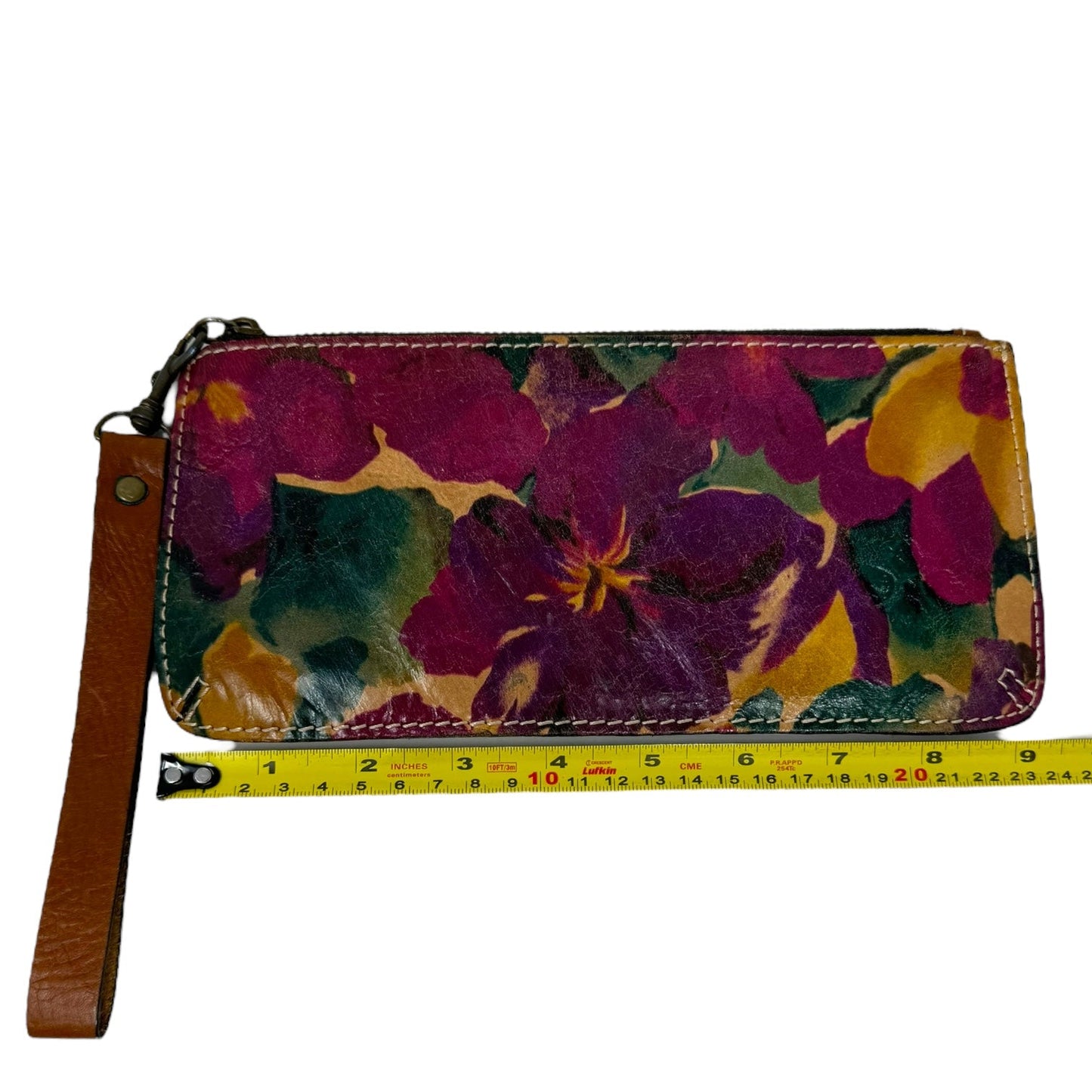 Vercelli Floral Wallet Wristlet Designer By Patricia Nash, Size: Medium