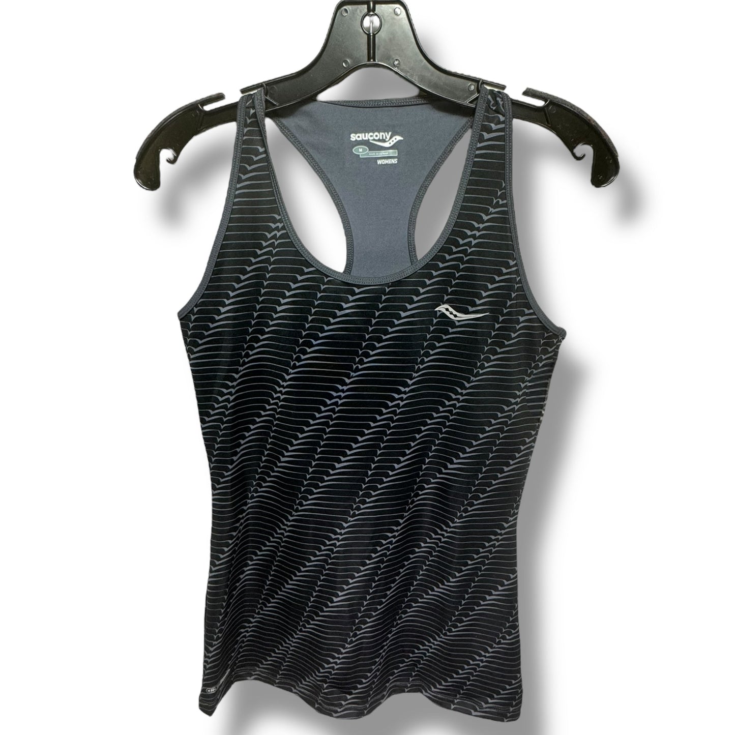 Athletic Tank Top By Saucony In Black, Size: M