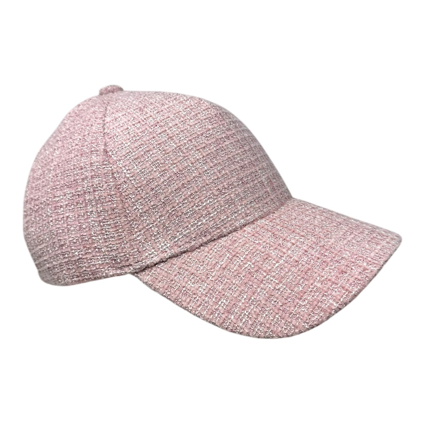 Pink Tweed Hat Baseball Cap By Steve Madden