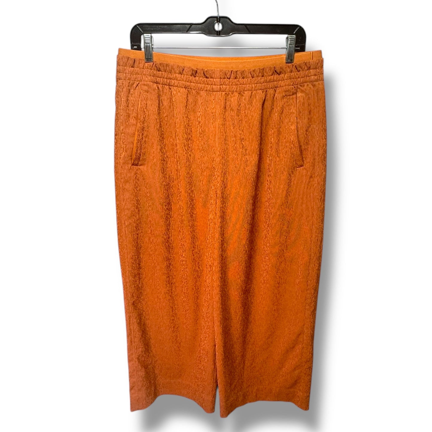 Echo Wide Crop Pant By Athleta In Orange, Size: 14