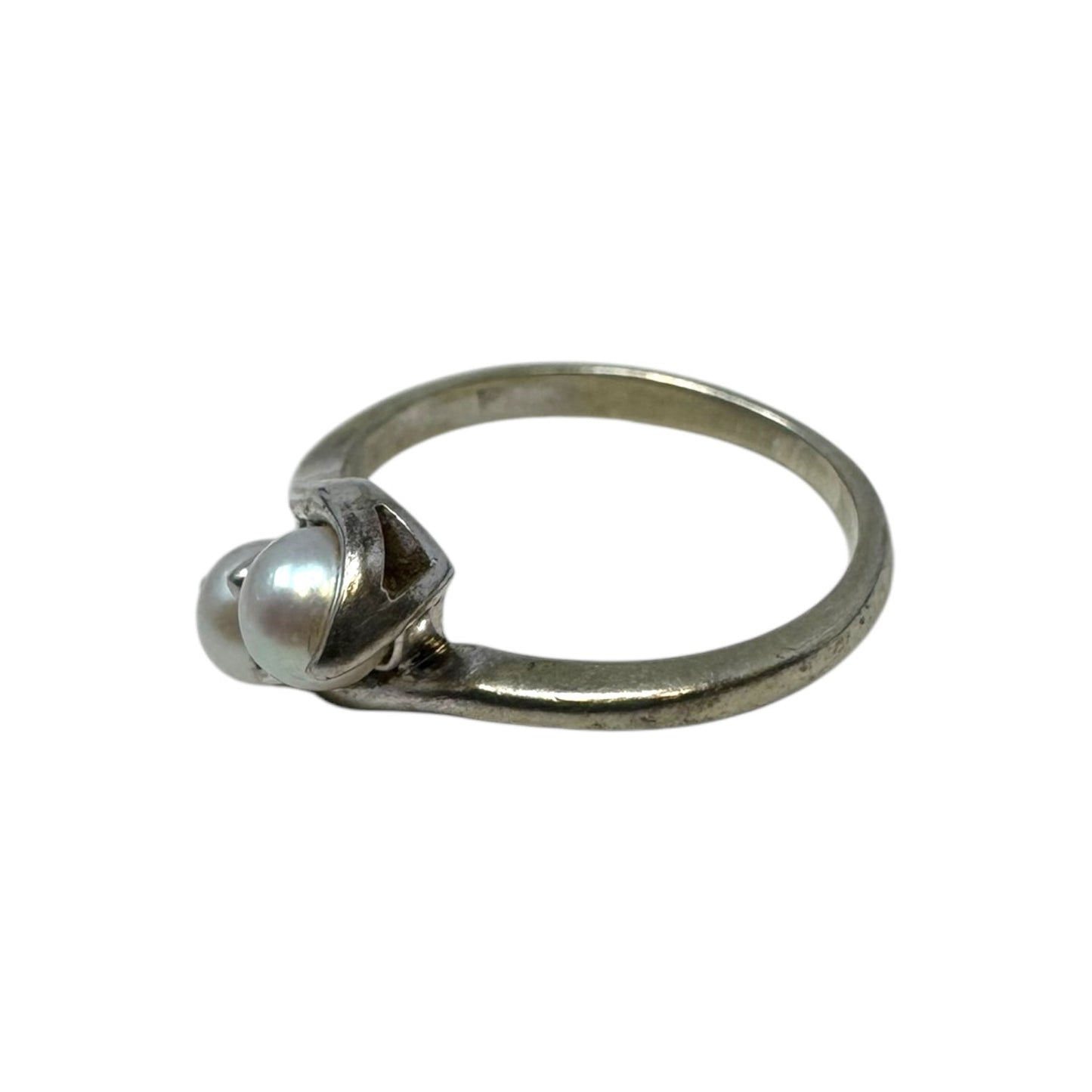 Pearl & 10K Gold Ring, Size: 3.5