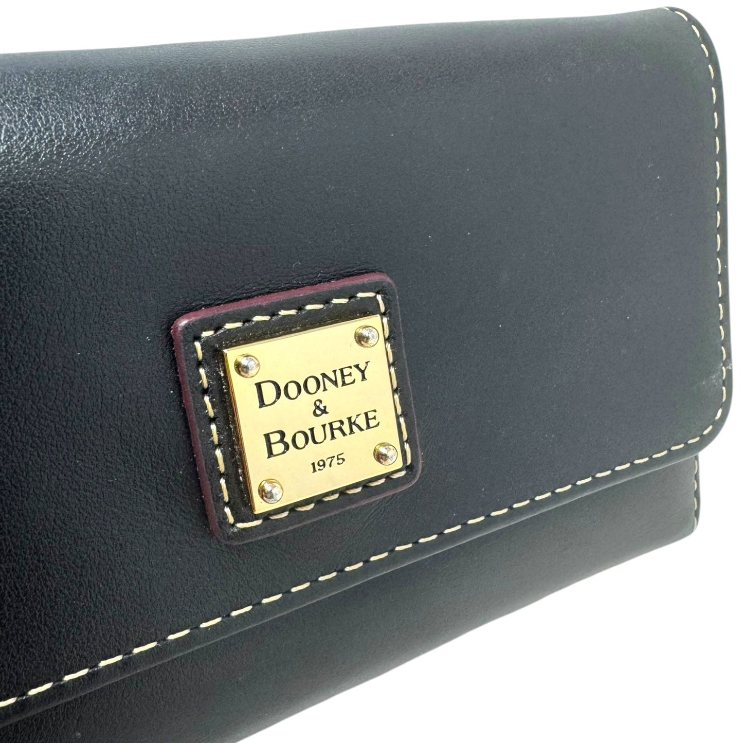 Smooth Contrast Stitch Wallet Designer By Dooney And Bourke, Size: Medium