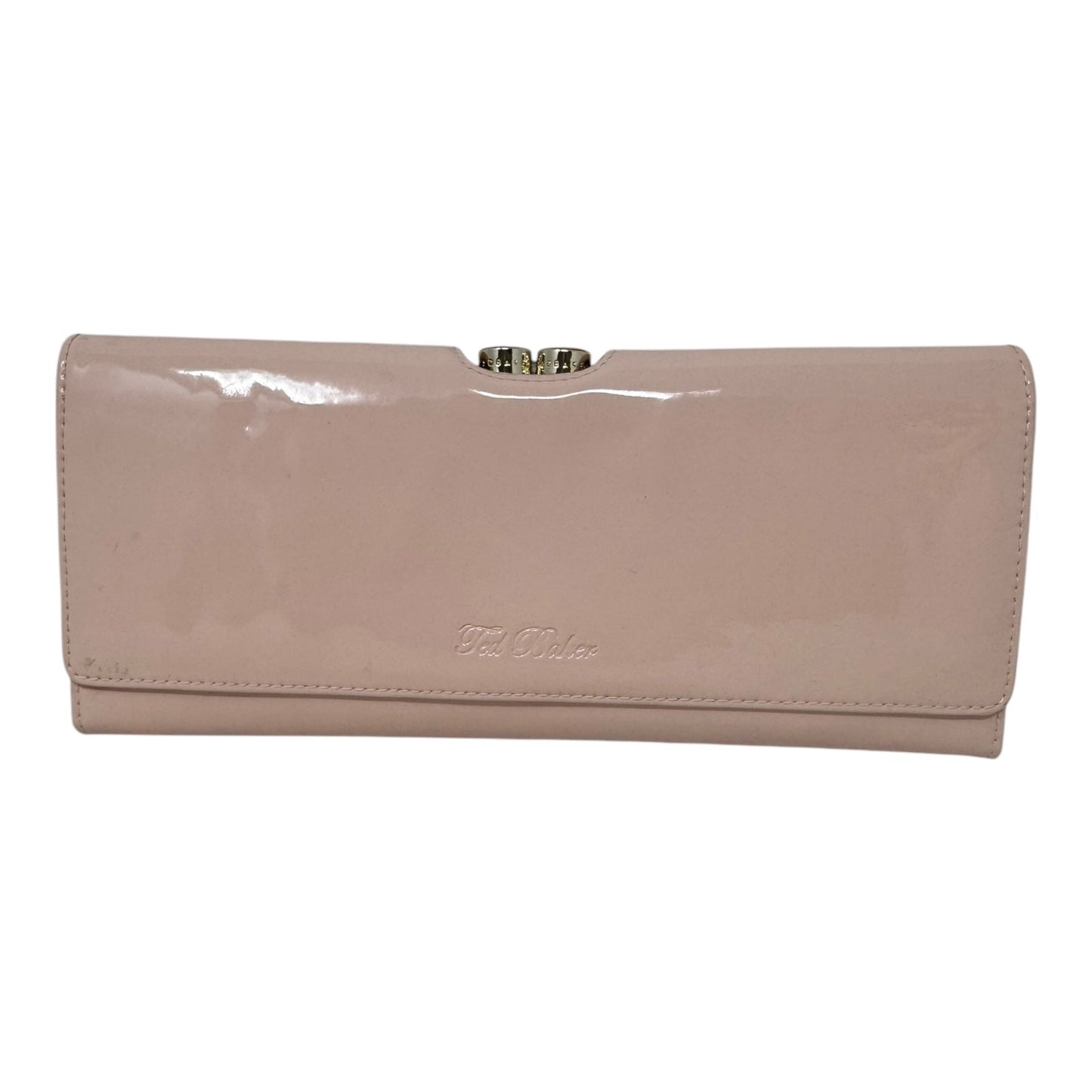 Bow Bobble Patent Matinee Clutch By Ted Baker, Size: Large