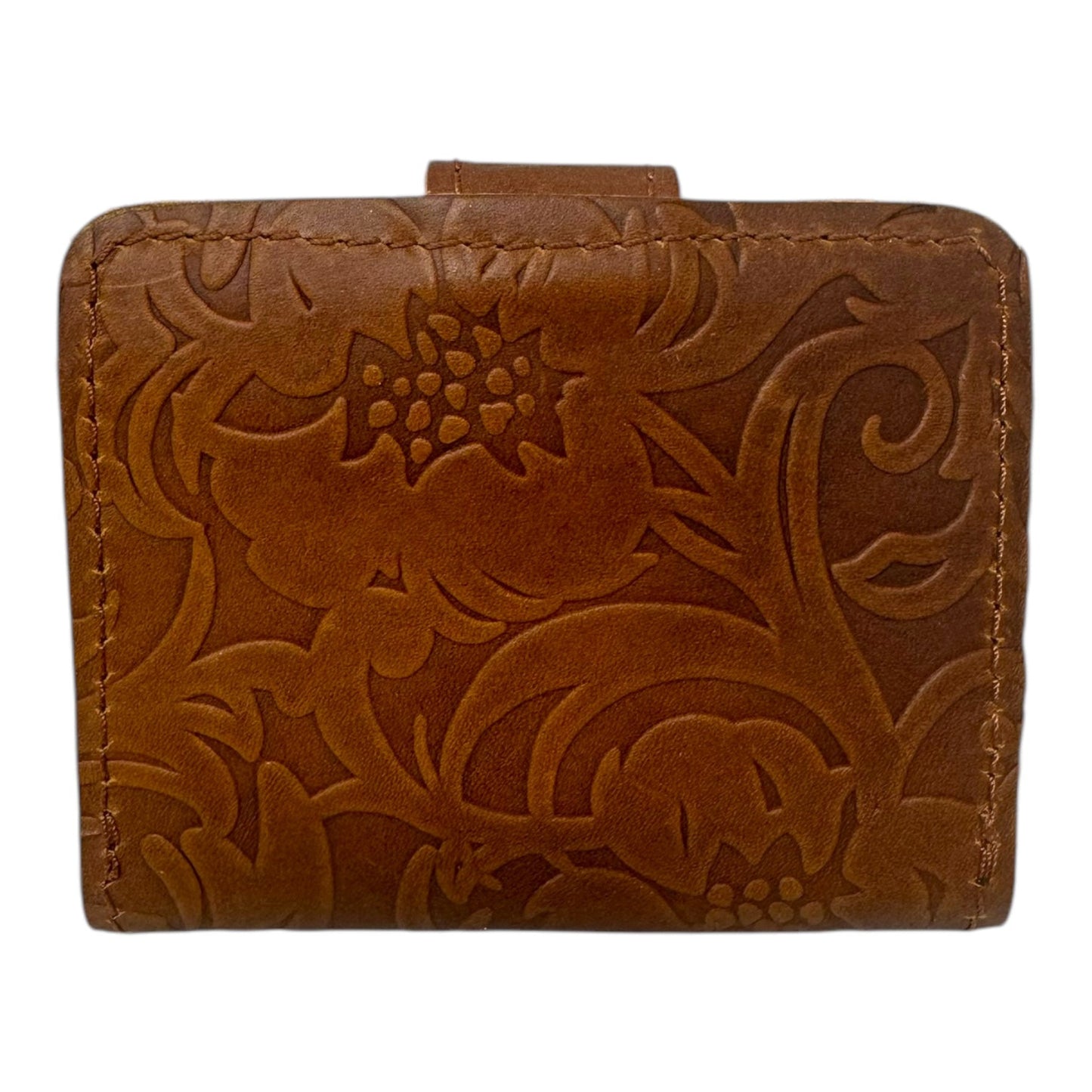 Iberia Tooled Wallet Leather By Portland Leather, Size: Small