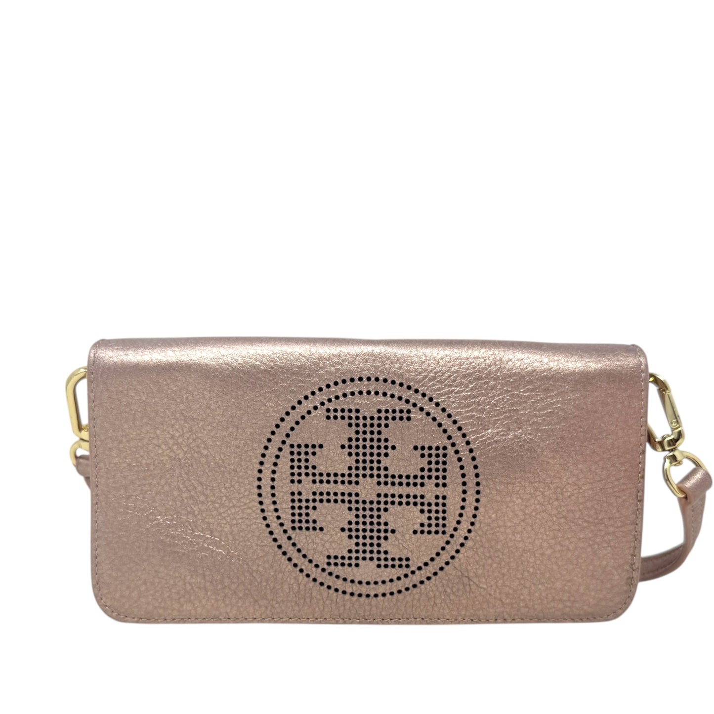 Perforated Logo Crossbody Bag Designer By Tory Burch, Size: Medium