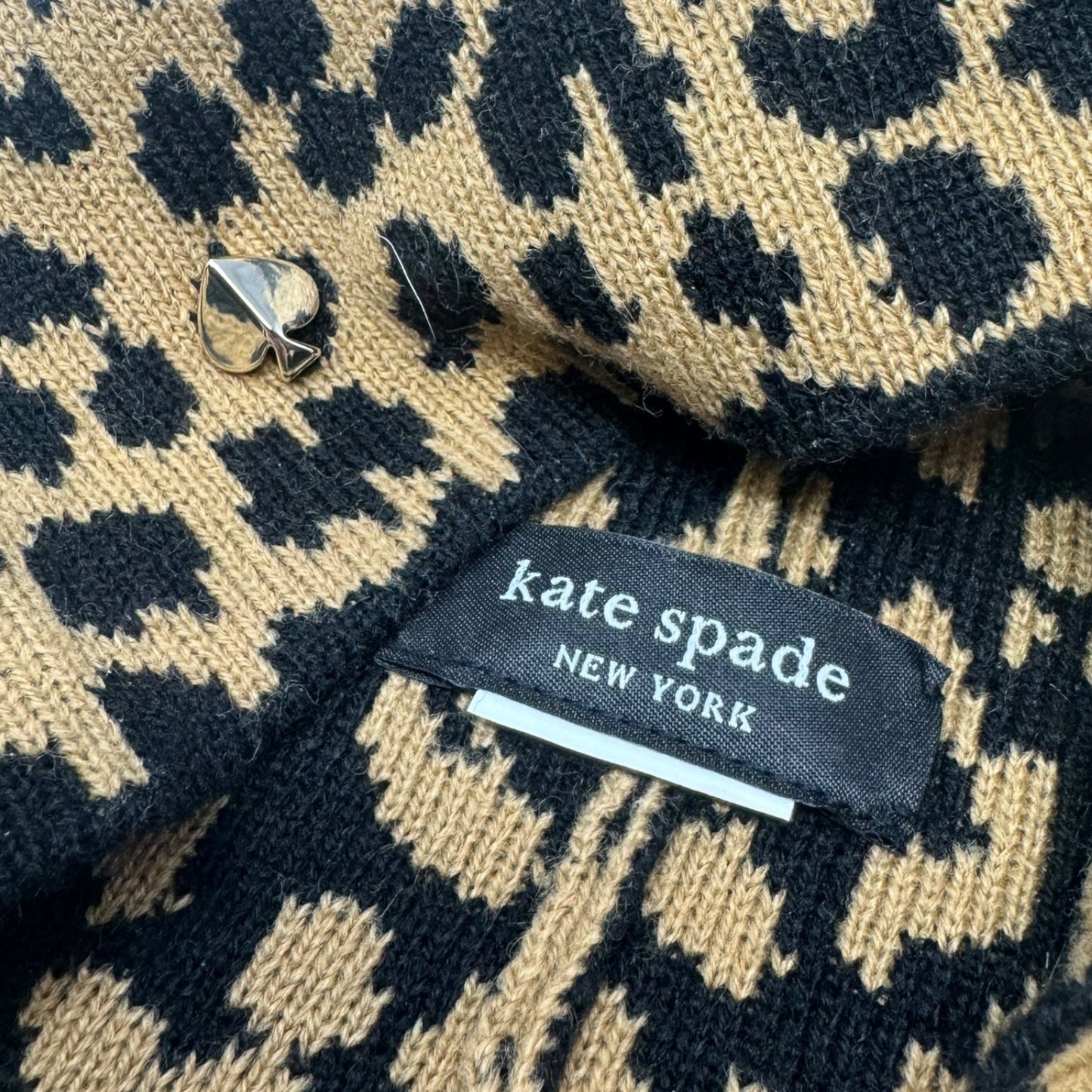 Leopard Beanie Hat Designer By Kate Spade