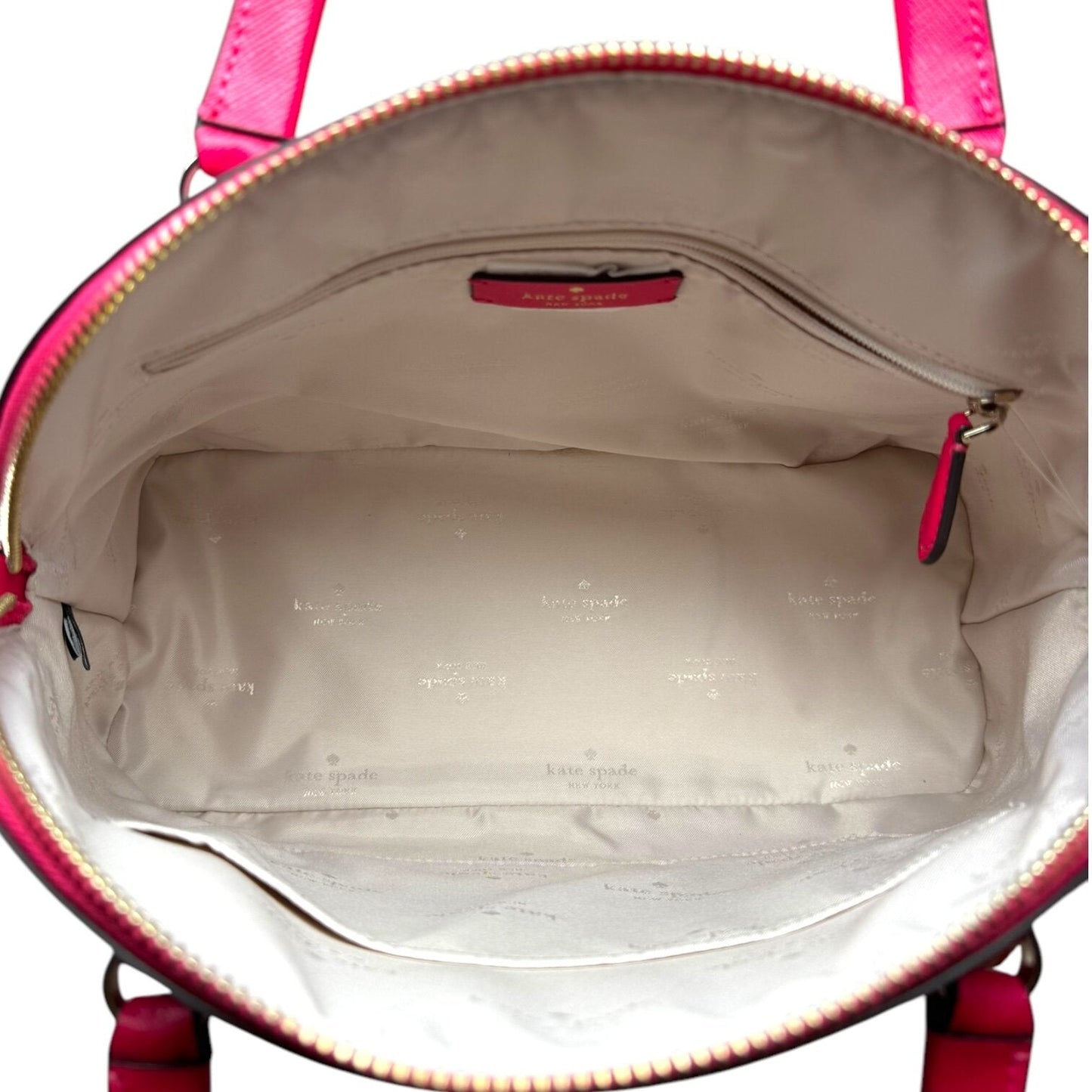 Sadie Saffiano Dome Handbag Designer By Kate Spade  Size: Large