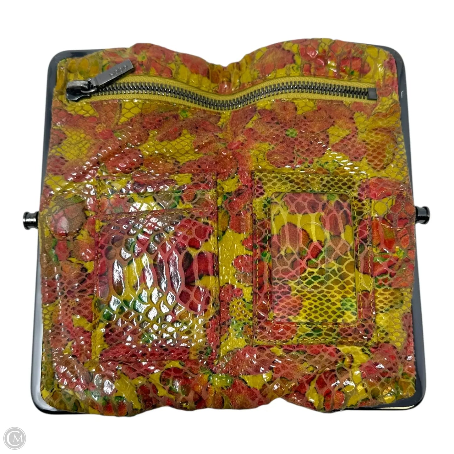 Lauren Clutch Wallet By Hobo Intl In Floral Snakeskin, Size: Large