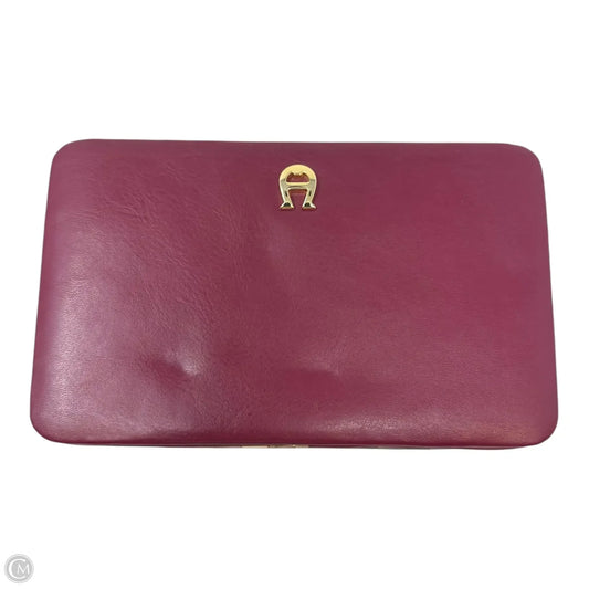 Wallet Leather By Etienne Aigner, Size: Medium