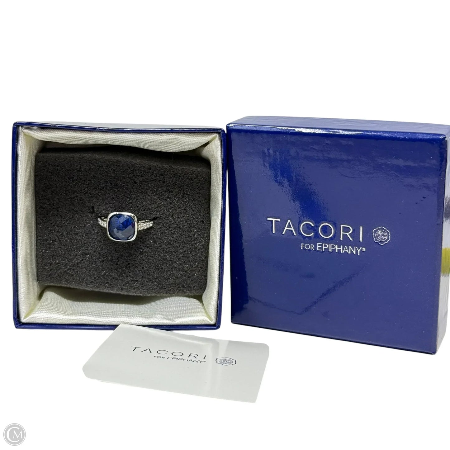 Diamonique & Sterling Silver Ring By Tacori For Epiphany, Size: 7