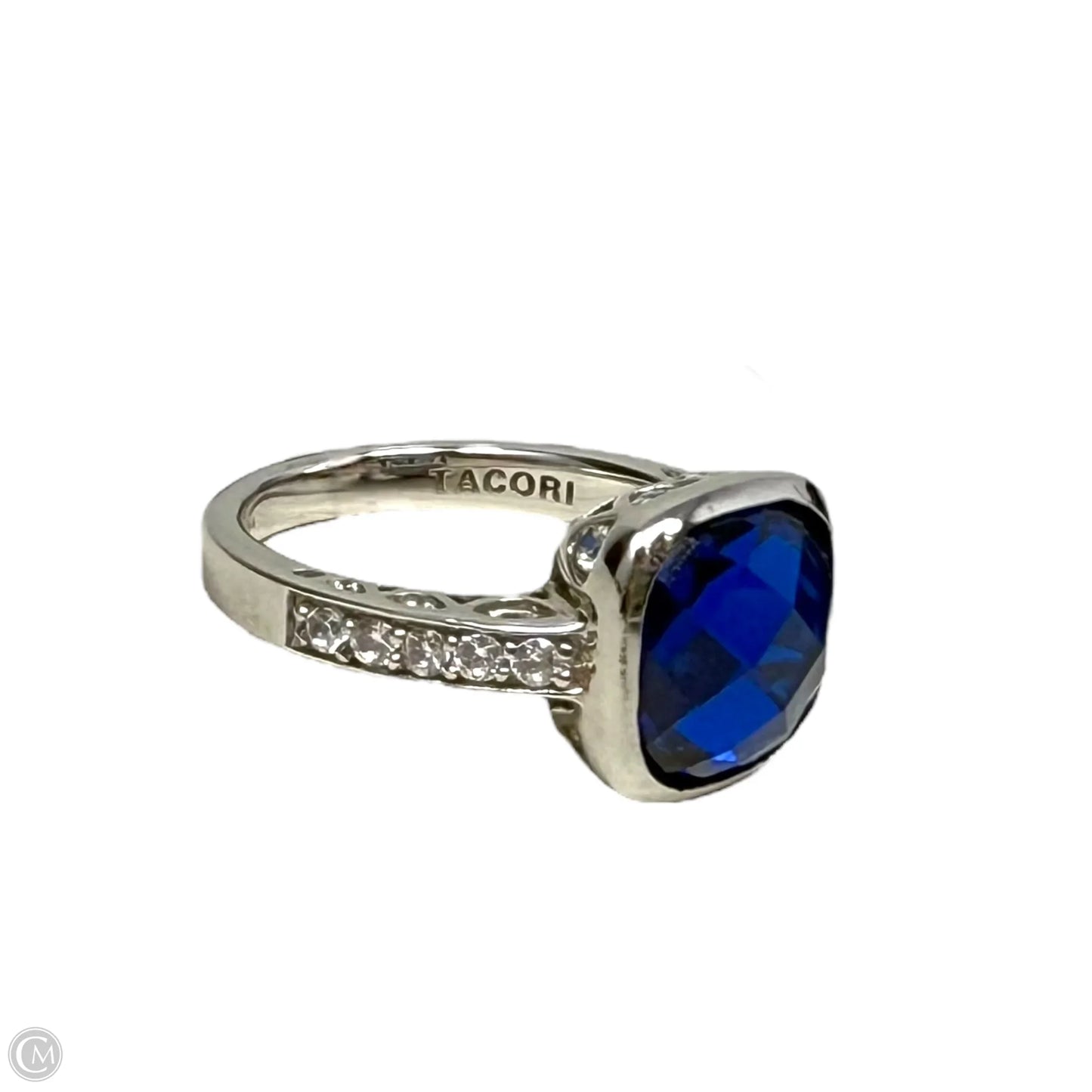 Diamonique & Sterling Silver Ring By Tacori For Epiphany, Size: 7