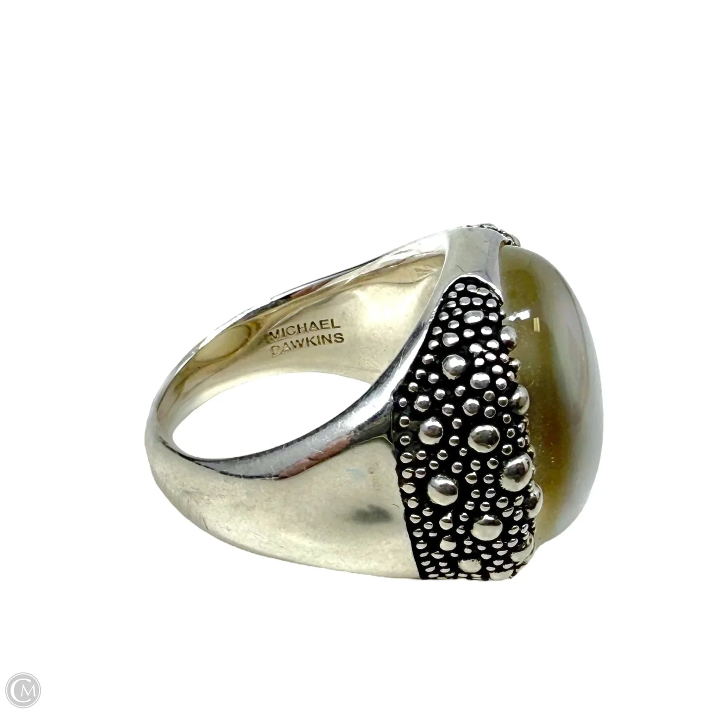 Starry Night Sterling Silver Cocktail Ring By Michael Dawkins, Size: 10