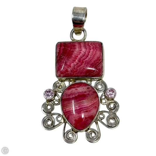 Rhodochrosite & Sterling SilverPendant By Clothes Mentor