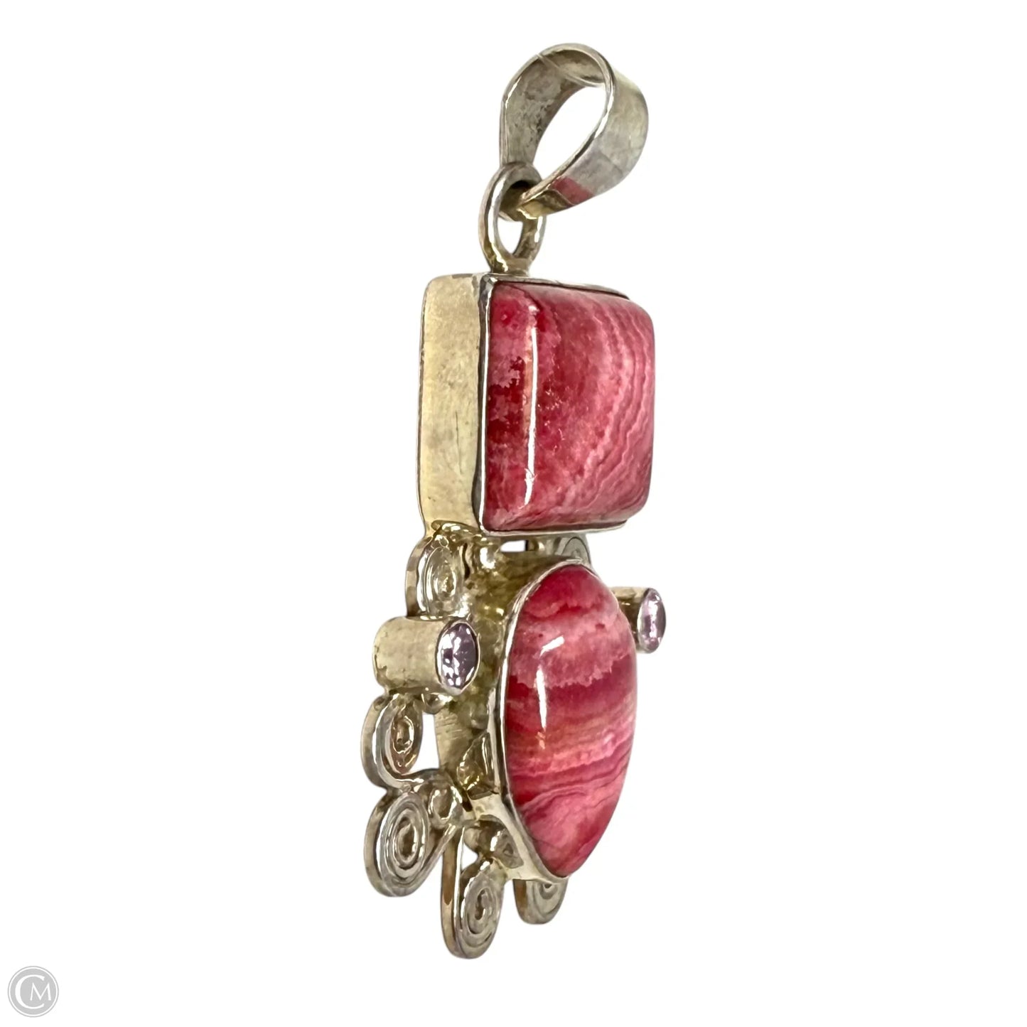 Rhodochrosite & Sterling SilverPendant By Clothes Mentor