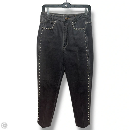 Jeans Flared By Hairston Roberston In Black Denim, Size: 8