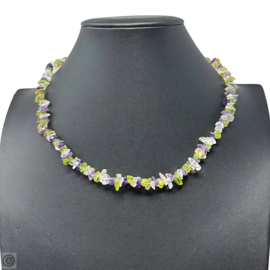 Multi-Stone Chip Beaded Necklace Unbranded